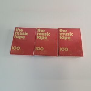 New 8 TRACK CAPITOL MUSIC BLANK TAPE 100 Minutes High Output Low Noise LOT OF 3